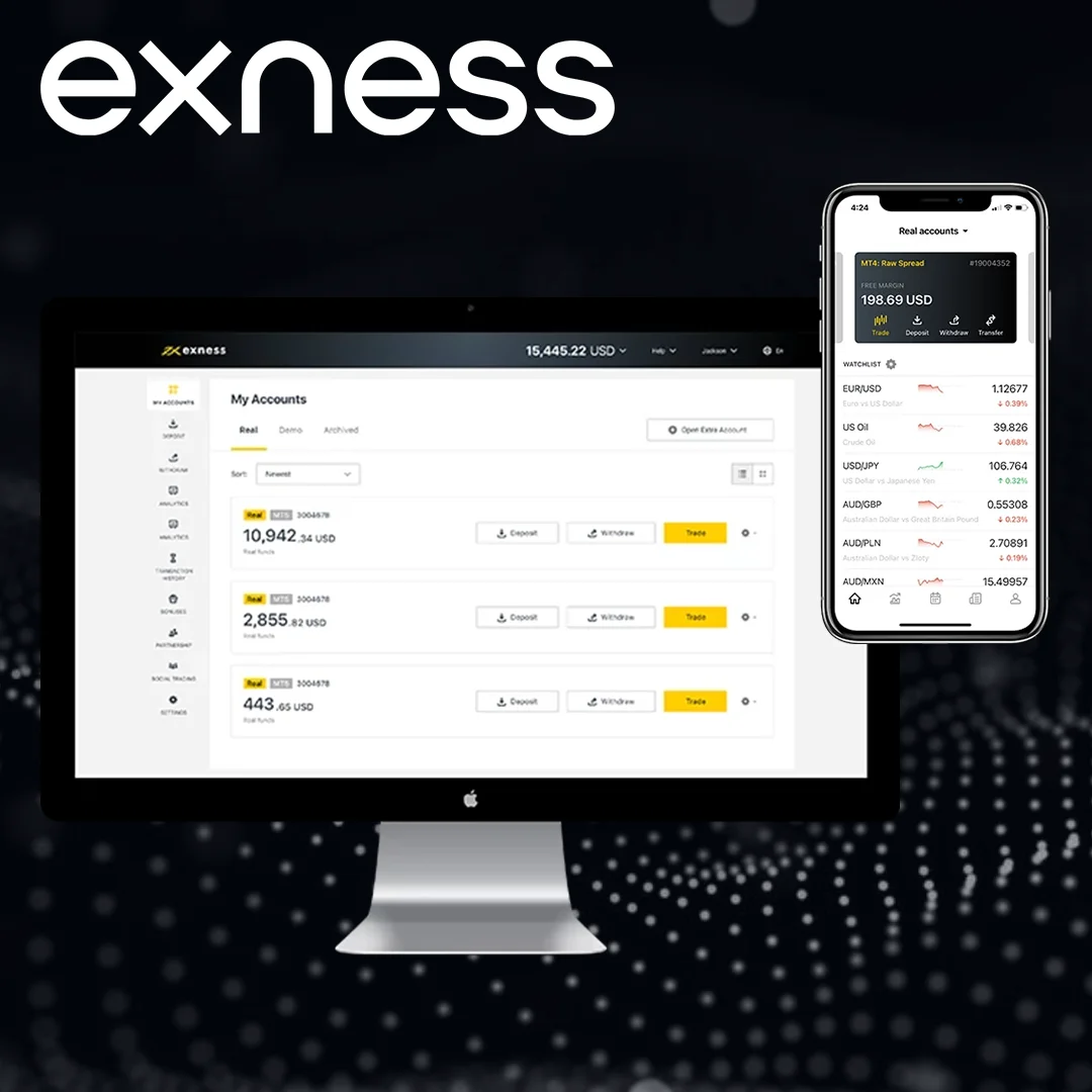 Приложение для социальной торговли Exness