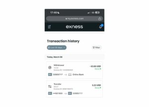 Как получить доступ к истории транзакций Exness