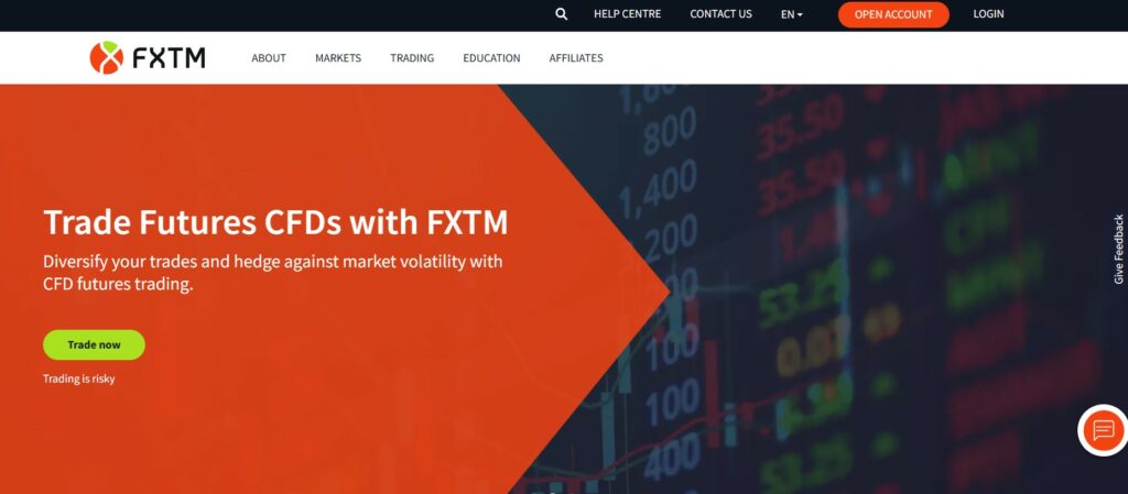 Сайт FXTM (ForexTime)
