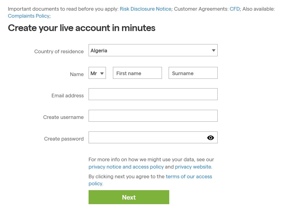 Создание аккаунта IG