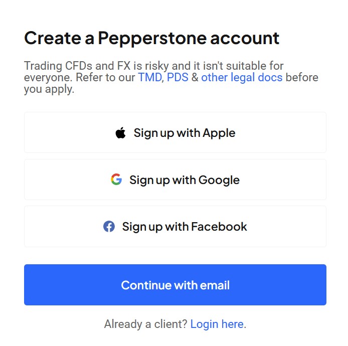 Как Начать — как Открыть Счет Pepperstone